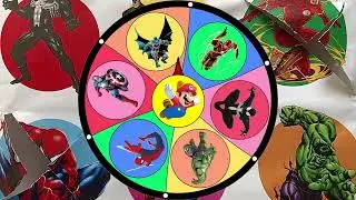 Batman Will Catch His Opponent In The Spinning Wheel Game