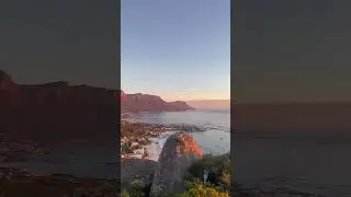 Cape Town's Golden Hour 🌅 | Camps Bay & Clifton Sunset Magic #virtualtravel #travel #worldexplorer