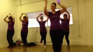 Stacey's Hen weekend all the single ladies dance