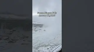 Frozen 🥶 Niagara Falls 🇨🇦 || #tamil #love #JackVaish #trendingshorts #trending #viralshorts