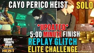 *5:00 FINISH* Cayo Perico Heist Replay Glitch, GTA Online Money Guide  #gtaonline #cayopericoheist