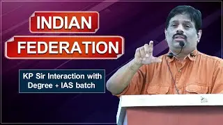 Federalism in India - By Krishna Pradeep Sir l JIGNSA l 21st Century IAS