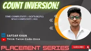 CountInversions|Array|Java|GeeksforGeeks|placementPreparartionSeries|FullExplanationWithCode|Safdar