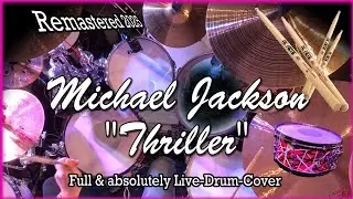 “Thriller – Live Drum Cover | Michael Jackson | With Original Video Integrated” |HD Remastered 2026