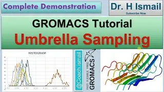 Umbrella Sampling for Free Energy Calculations (PMF Analysis) | GROMACS Tutorial Part 10