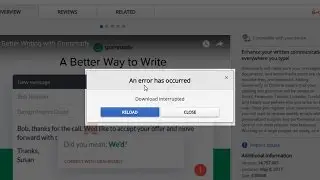 Chorme extensions are not installing - Network failed, Download interrupted