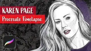 Karen Page | Marvel's Daredevil - Digital Painting Timelapse
