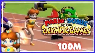 ✿ Princess Daisy in 100m | Mario & Sonic at the Olympic Games  ✿