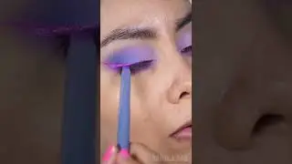 Euphoria-inspired makeup tutorial from @PuiRandom 💜✨#mislens #browncontacts #browneyedgirl #lenses