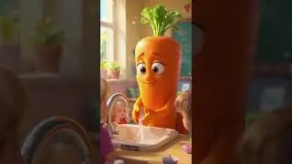 Wash Your Hands with Melo Carrot🥕🎷Fun Kids Handwashing Song Ep 1