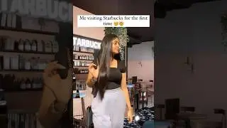 Visiting Starbucks for the first time | Nandini Jaiswal | #ytshorts