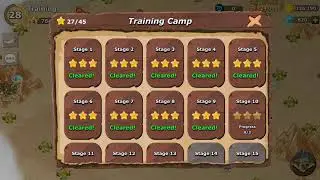 Rising Warrior training camp - Centaur stage 11 (lv 1/3)