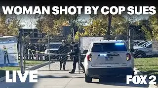 LIVE I Woman shot 6 times by Detroit police officer sues for $25M
