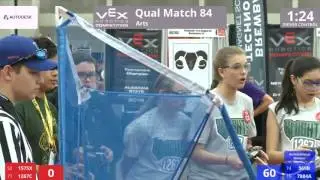 VEX Worlds 2016 - VRC High School - Arts - Qual 84 (1575X 1267C) 85 vs 174 (569B 7884A)