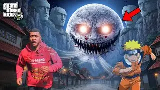 EVIL MOON DESTROYS NARUTO VILLAGE IN GTA 5 😱 | GTA 5 Tamil | CMD Gaming