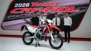 Наконец-то вышел Honda CRF450L 2026 года! Этот легальный внедорожный мотоцикл стал настоящим хард...