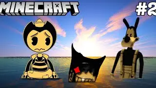 BENDY & BORIS GO SWIMMING IN THE OCEAN! (Bendy Minecraft Chronicles #2)