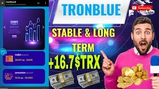 Best TRX Mining Website 2024 | New Trx Earning App | New TRON Mining Site TRONBLUE