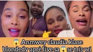 😱WOY BLONDEDY FINI AK CLAUDIA YÈSWA POU YVES MEZANMI😱TOUT MOUN SEZI POU JAN BLONDEDY PALE A😱