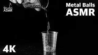 Metal Balls ASMR | Glass, Plastic & Wood Drop Sounds | Studio ASMR 4K