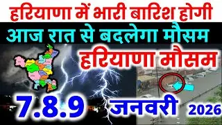 Haryana Weather 7 January 2027 | Haryana Weather Today | Today's Weather Haryana Cold Wave 7 Janu...