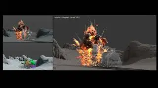 RBD + Pyro &ndash; Train Destruction | Explosion &ndash; Karma XPU HIP File