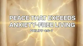 Philippians 4:6-7 l Peace That Exceeds Anxiety Free Living l Icf