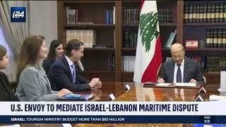 U.S. Envoy Pushes Lebanon-Israel Talks Over Maritime Dispute