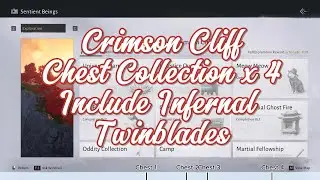 WWM Crimson Cliff Chest Collection Include Infernal Twinblades - Sanctums