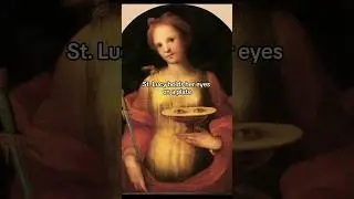 St. Lucy: The Patron of the Blind Whose Story of Martyrdom Still Inspires the World #saintlucia #art