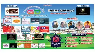 Abhishek 2 box cricket league season - 4 | Day 1 | Bright been Photography & Films Surat