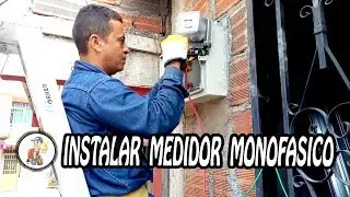 Como Instalar Acometida Monofisica (Parte 3) - Instalación de Medidor // Curso de Electricidad #5