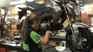 Z125 Pro Two Brothers Tarmac Full System - Install and Sound Clip - AMAZING SOUND  #HardRacing #Z125