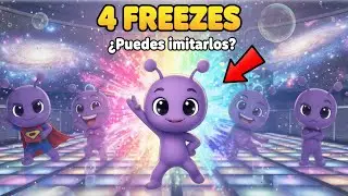 Zuki el Alien Baila y se Congela 🎵 Canci&oacute;n Infantil | Juegos de Movimiento para Ni&ntilde;os