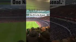 Arsenal fans singing One Nil to the Arsenal♪ Arsenal 3-1 Chelsea. 02.05.23