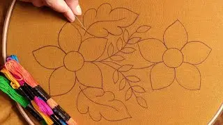 নকশী কাঁথা সেলাই !! Hand Embroidery Bangladeshi Traditional Nokshi Kantha Stitch Tutorial #426