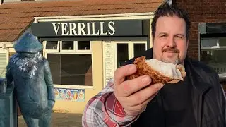 Trying Fish and Chips on Hartlepool Headland