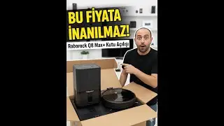 Evin Yeni Fiyat/Performans KRALI mı? 👑 Roborock Q8 Max Pro Plus Siyah - Kutu Açılışı