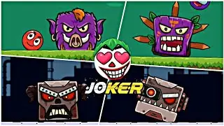 Ball Adventure /_ The Adventure of Red Roller Ball /_ All Boss Fight // With No Damage