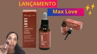 Sérum Facial De Cafeína + Extratos Botânicos Da Max Love!
