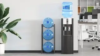 Lifewit 5 Gallon Water Bottle Rack, 3-Tier Water Bottle Rack Installation Tutorial