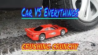 Crush Car Everything, everything's, experiment,   exsperiment,  asmr, challenge, slime, crash