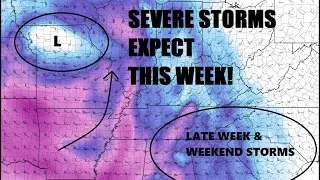 Severe weather expected this week. Storm threat for late week into the weekend for the Southeast!