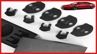 Custom Door Lock and Stopper Covers for Tesla Model 3 & Model Y