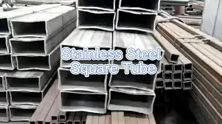 SS 304 Rectangular Stainless Steel Tube Stainless Steel Square Pipe in Stock