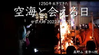 1年に一度だけ空海に会える4月２０日（はつか大師）と言う。清浄心院の祈願の祭り。音は自然音とAcoon Hibino528幸せの周波数、