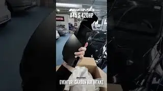 MERCEDES A45S AMG EVENTURI CARBON AIR INTAKE #mercedes #mercedesamg #mercedesa45 #mercedesa45s #a45s