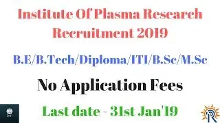 IPR Recruitment 2019 || Sarkari Naukri || Video-131||Recruitment Notification - 97||DISCLOSE4HUMAN