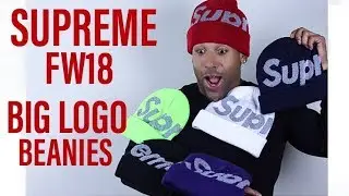 SUPREME FW18 BIG LOGO BEANIE LEGIT CHECK/ REVIEW BY SUPREME PRINCE
