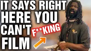 IT'S AGAINST THE LAW TO FILM WITHOUT HIS PERMISSION!